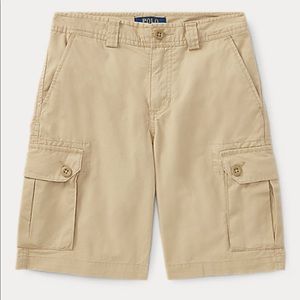 Ralph Lauren Polo Cotton Chino Cargo Shorts Uniform Khaki